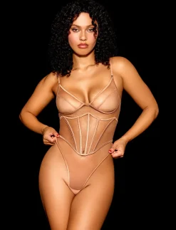 Nakeds 2.0 Bodysuit|Honey Birdette