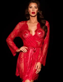 Love Lace Robe|Honey Birdette New